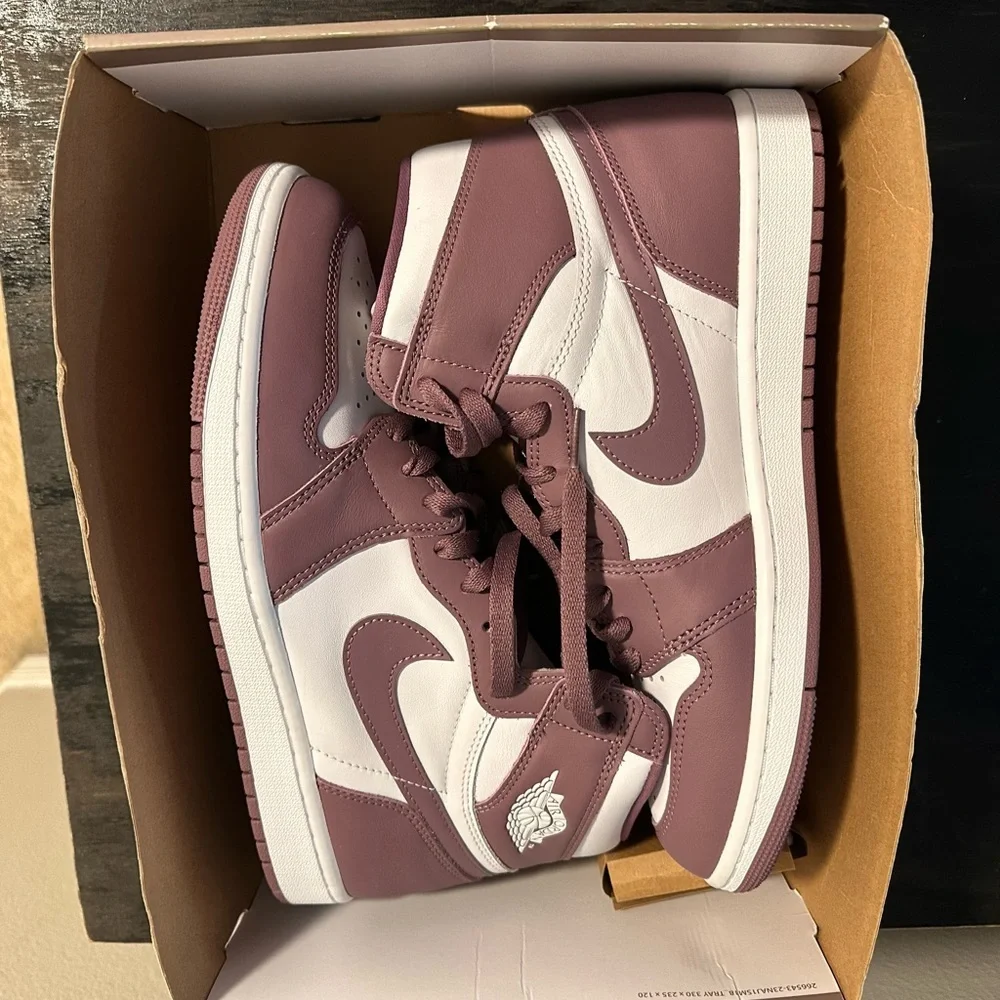 Nike Air Jordan 1 Retro High OG Shoes “Mauve” White DZ5485-105 Men's Size 10